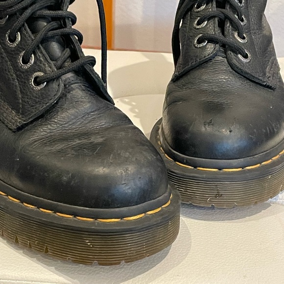 Dr. Martens 1460 PASCAL BEX PISA NAPPA LEATHER LACE UP BOOTS - Picture 7 of 8